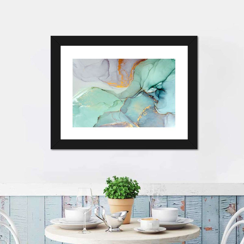 Green Bronze Abstract Wall Art