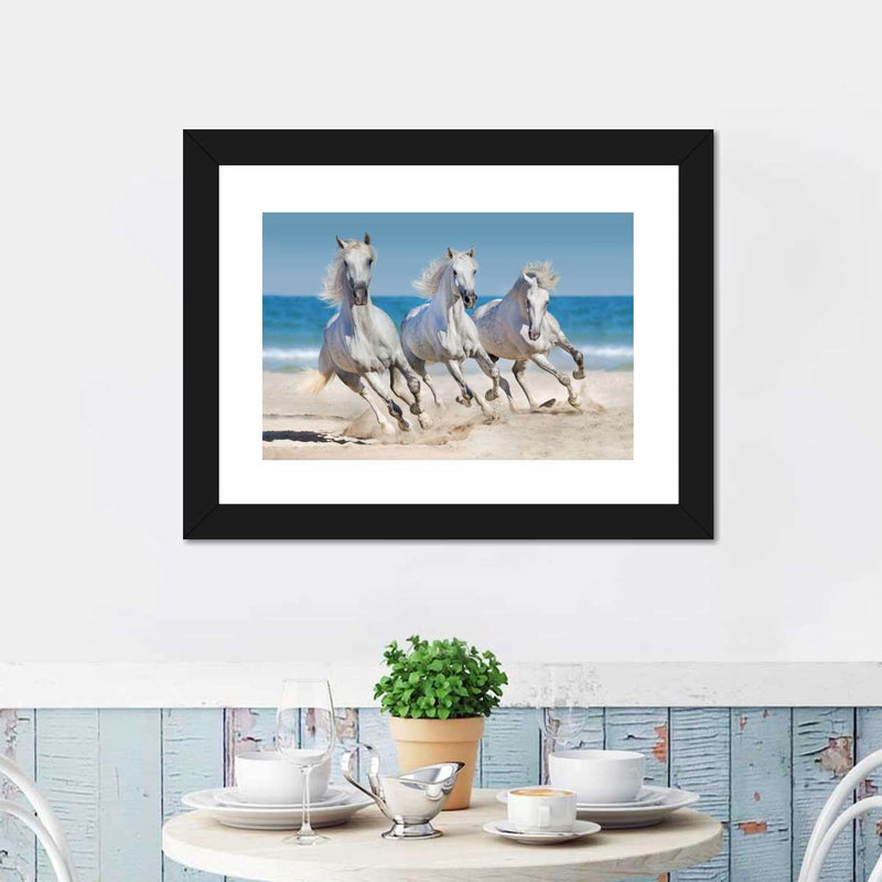 Wild Beach Horses Wall Art