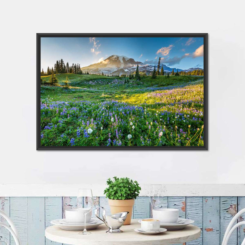 Springtime At Mount Rainier Wall Art