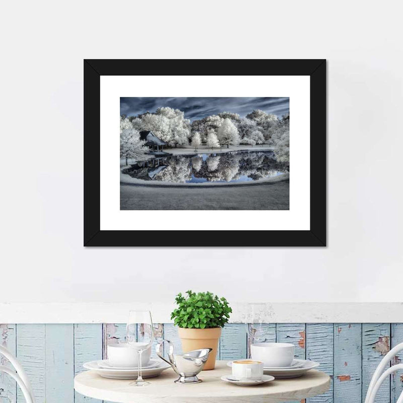 Winter Nightscape Wall Art