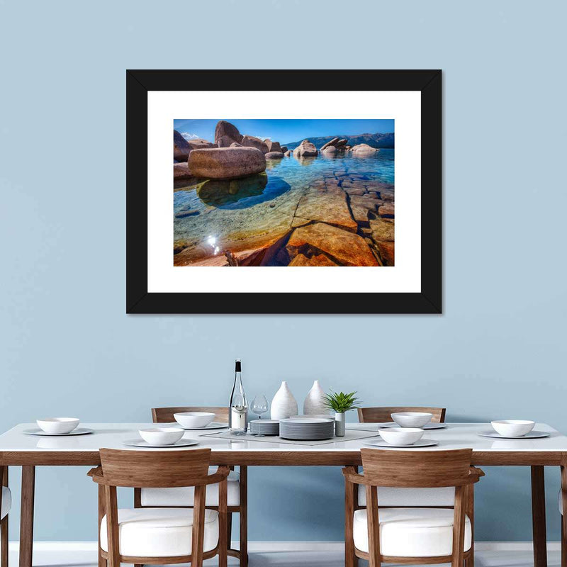 Lake Tahoe Stones Wall Art