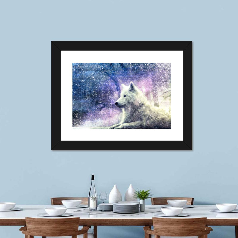 White Wolf Wall Art