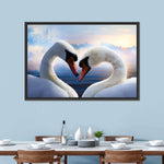 Swan Romance Wall Art
