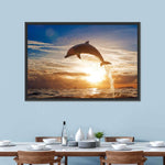 Jumping Dolphin Wall Art