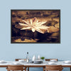Sepia Lotus Flower Wall Art