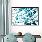 Teal Abstract Wall Art