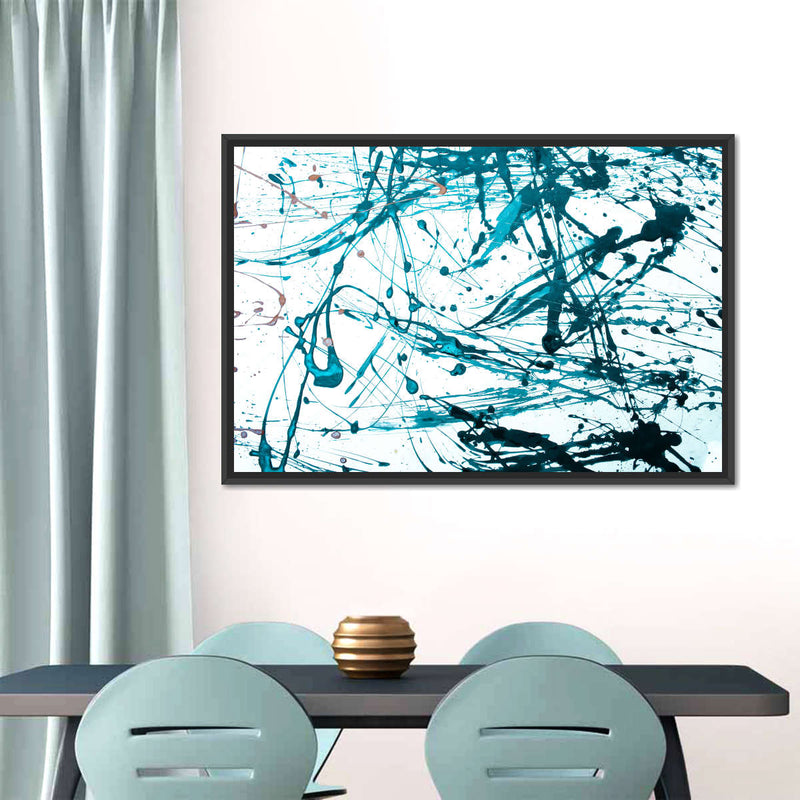 Teal Abstract Wall Art