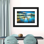 Massaciuccoli Lake Sunset Wall Art