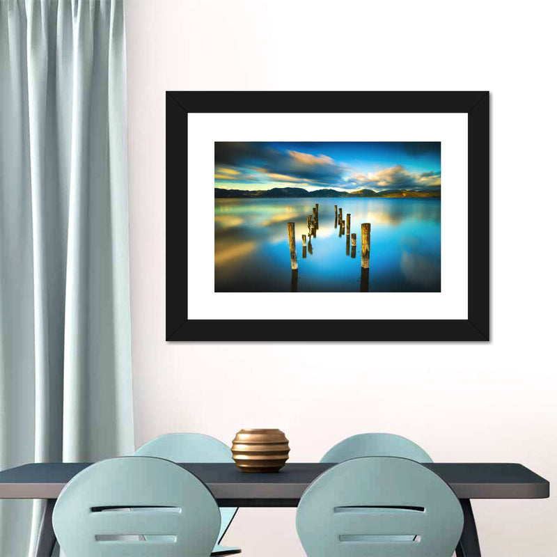 Massaciuccoli Lake Sunset Wall Art