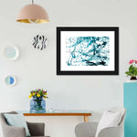 Teal Abstract Wall Art