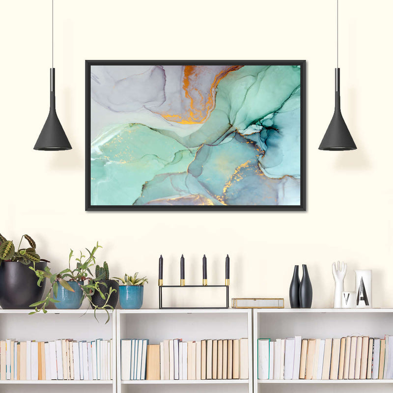 Green Bronze Abstract Wall Art