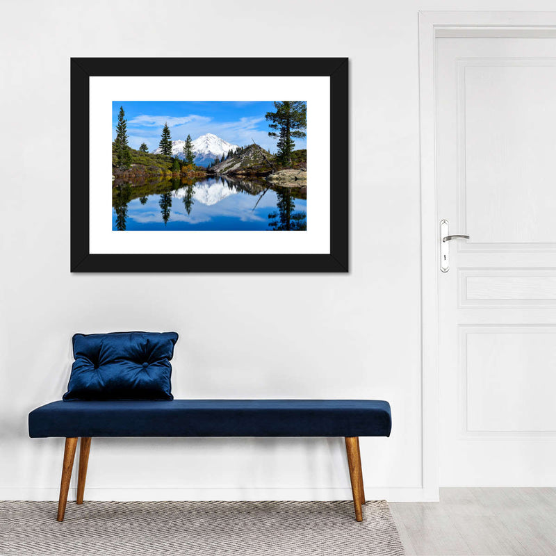 Mount Shasta Heart Lake Wall Art