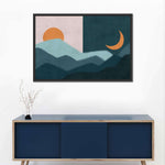 Sun And Moon Outdoor Wall Art