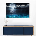 Romantic Full Moon Wall Art