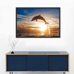 Jumping Dolphin Wall Art