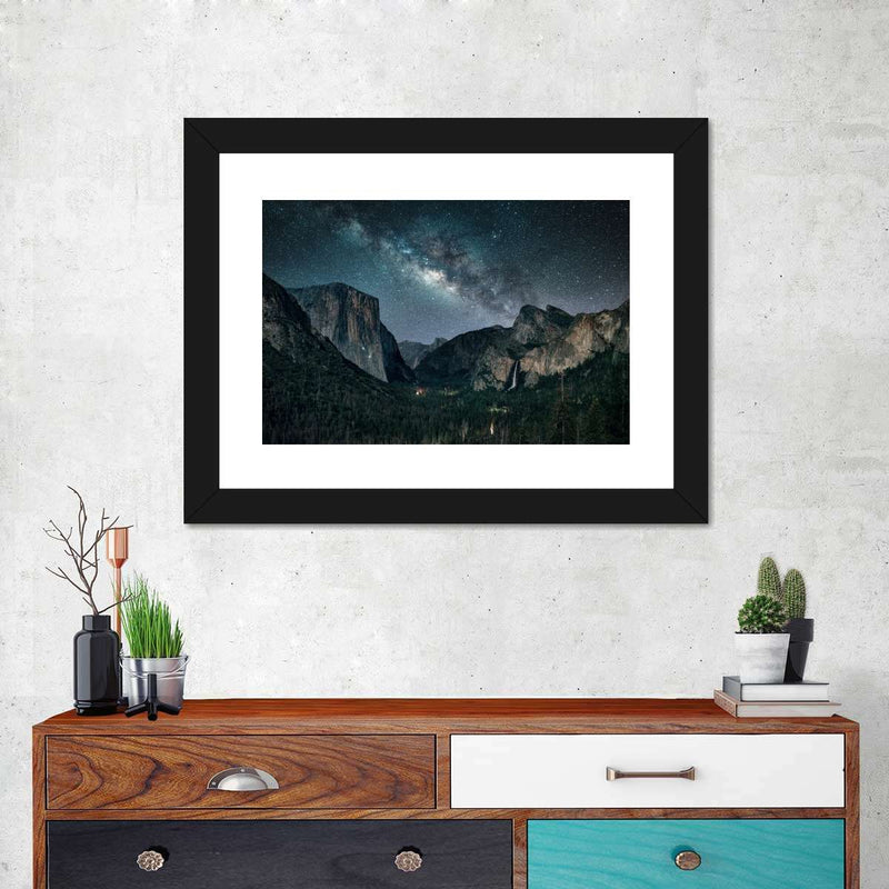 Stargazing At Yosemite Wall Art
