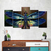 Prismatic Dragonfly Wall Art