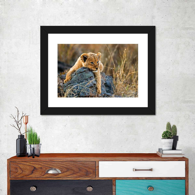Safari Lion Cub Wall Art
