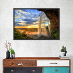 Mountain Waterfall Wall Art