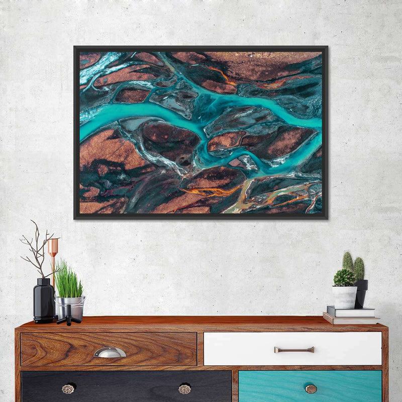 Icelandic River Wall Art
