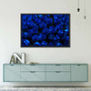 Royal Blue Roses Wall Art