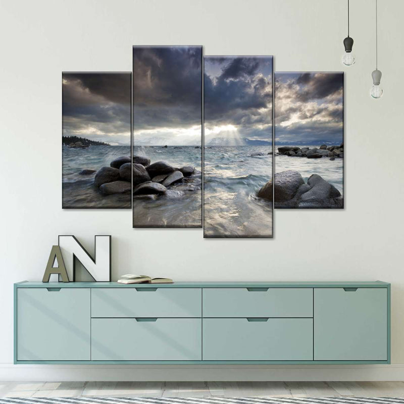 Sunlit Lake Tahoe Wall Art
