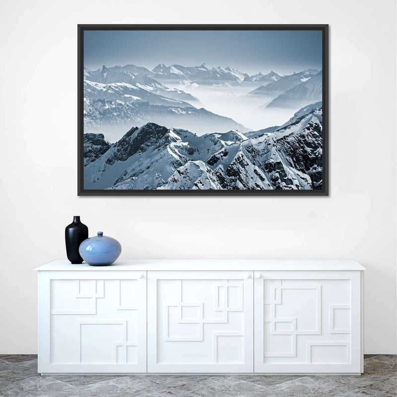 Swiss Mountain Peaks Wall Art
