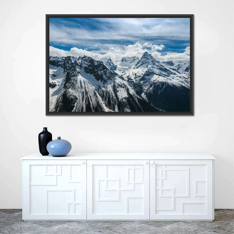 Snow Mountain Peaks Wall Art