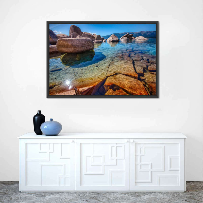 Lake Tahoe Stones Wall Art