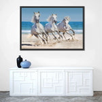 Wild Beach Horses Wall Art
