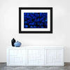 Royal Blue Roses Wall Art