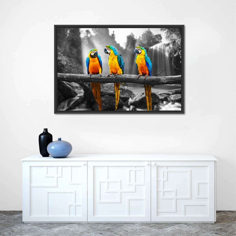 Macaw Friends Pop Wall Art