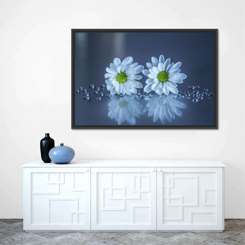 White Daisies Wall Art
