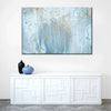 Light Blue Abstract Wall Art