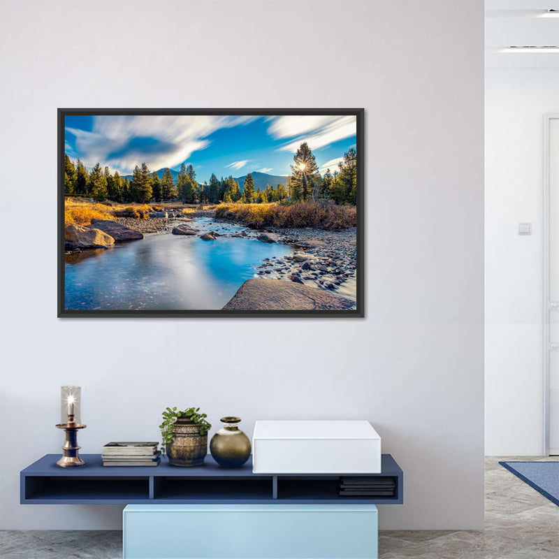 Yosemite River Stream Wall Art