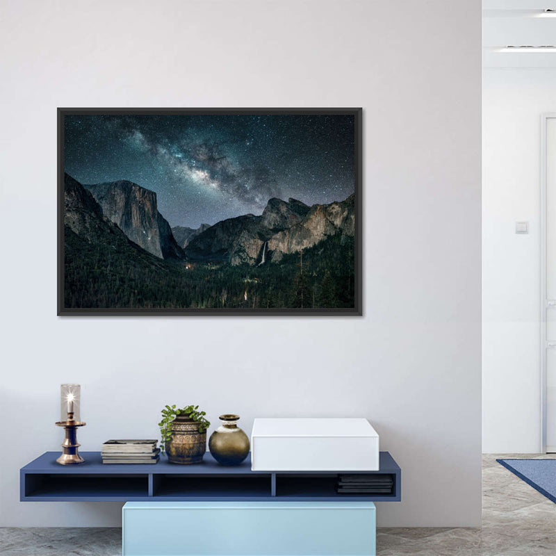 Stargazing At Yosemite Wall Art