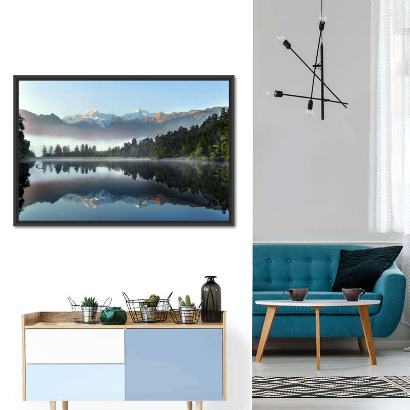Lake Matheson Reflection Wall Art