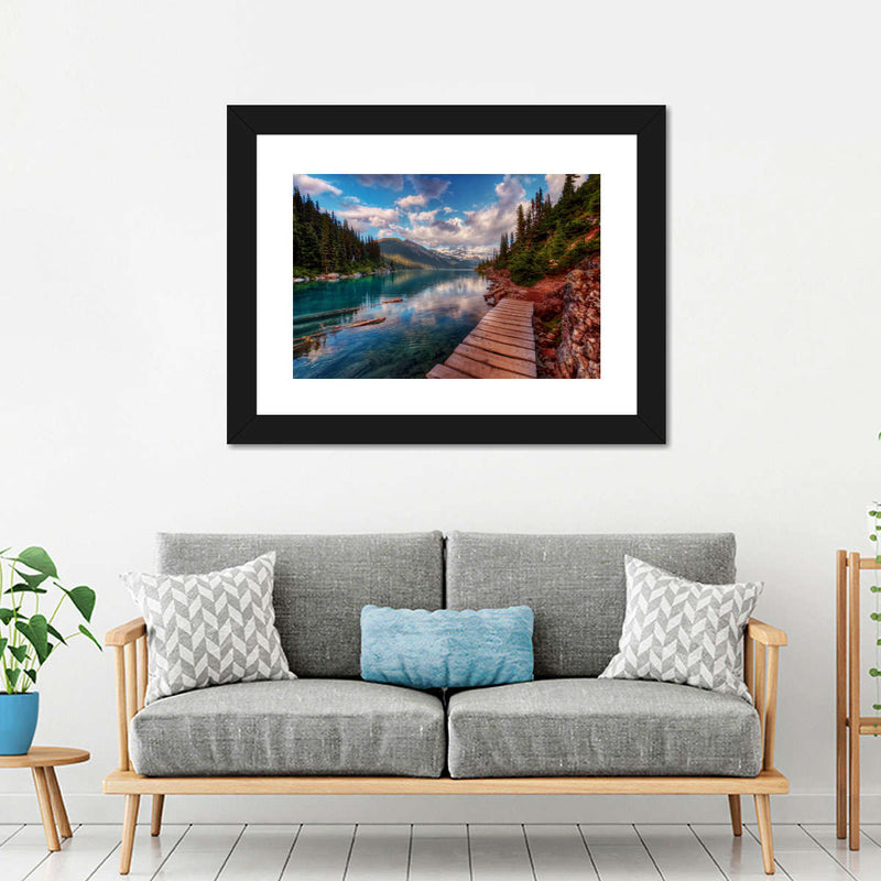 Lake Walkway Wall Art