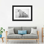 Polar Bear Family Wall Art