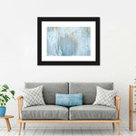 Light Blue Abstract Wall Art