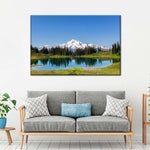 Mount Rainier Little Lagoon Wall Art