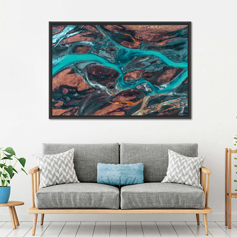 Icelandic River Wall Art