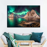 Swirling Moskenes Aurora Wall Art