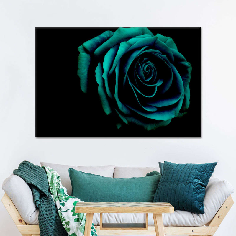 Green Flower Wall Art