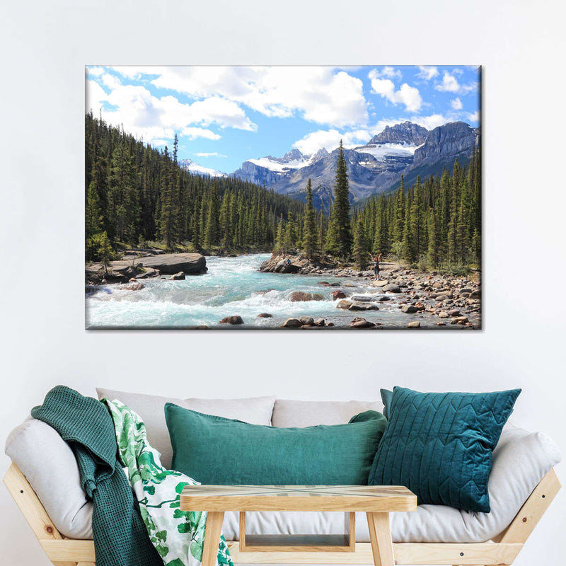 Rocky Mountains River Wall Art