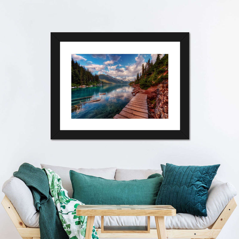 Lake Walkway Wall Art