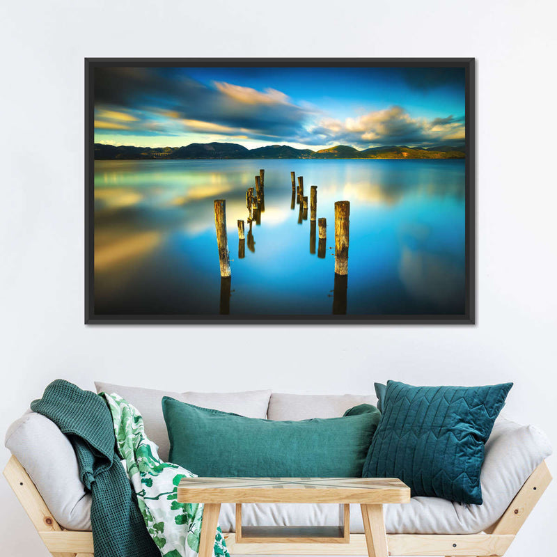 Massaciuccoli Lake Sunset Wall Art