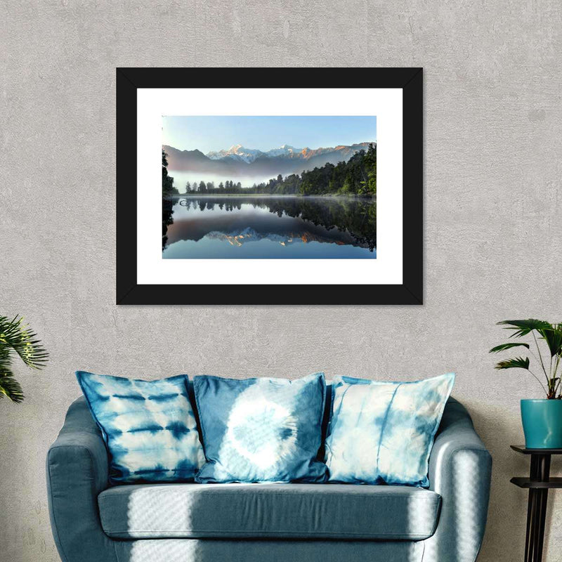 Lake Matheson Reflection Wall Art