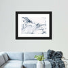 Grey And White Abstract Wall Art