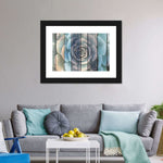 Rustic Blooming Succulent Wall Art